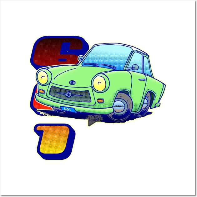 Vintage Trabant - Trabi 601 Wall Art by Andres7B9